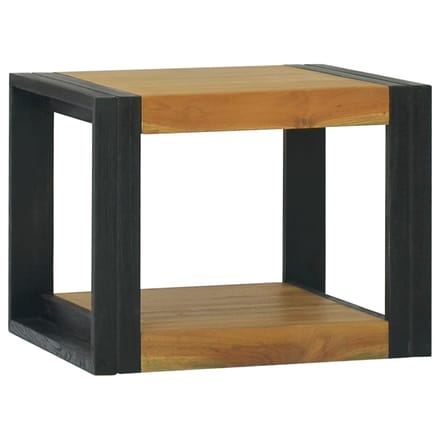 vidaXL - Badkamerwandkast - 45x45x35 - cm - massief - teakhout