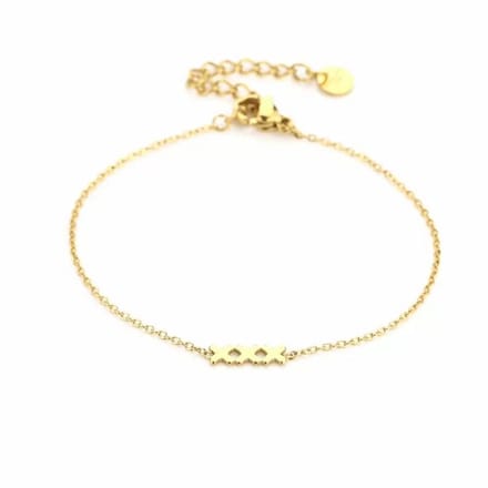 Amsterdam xxx armband goud
