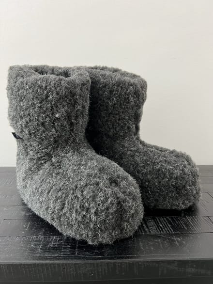 Noordiq - Merino Wollen Sloffen - Zwart - Maat 43/44