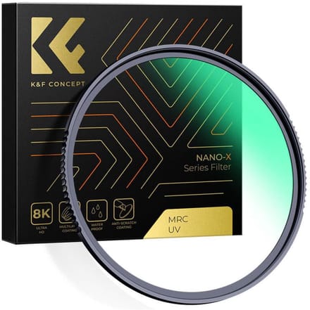 K&F Concept 72mm Nano-X HD MRC UV filter