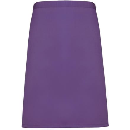 Premier Unisex Volwassenencollectie Halflang Taille Schort (Rijke Violet)
