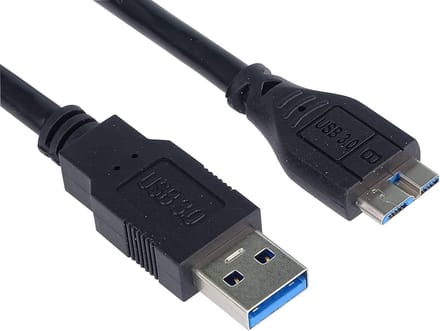 Go Go Gadget - USB Kabel - USB 3.0 A naar micro-USB 3.0 - Zwart - 1m