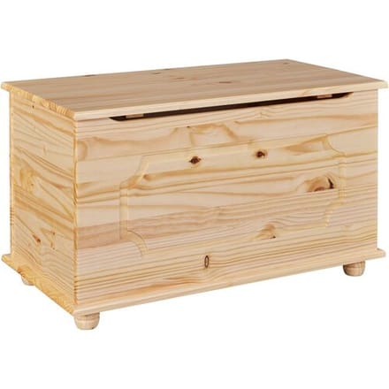 INTER LINK Massief houten kist Emel (Naturel)