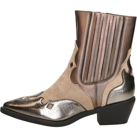 SUB55 Western boots Enkellaarsjes Hak - brons - Maat 38