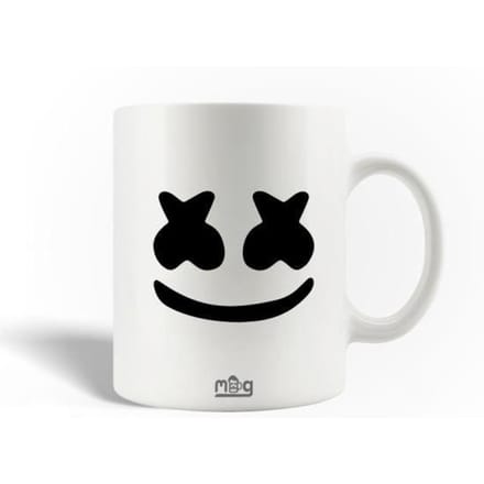 Mug en Céramique Marshmello DJ Logo Noir