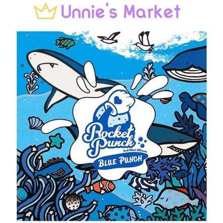 ROCKET PUNCH 3e Mini Album [BLUE PUNCH] No poster blue
