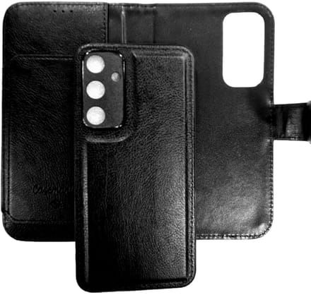 Cityhoesje â“ Geschikt voor â“ Samsung S25 PLUS â“ 2 in 1 BookCase â“ Pasjeshouder â“ Zwart