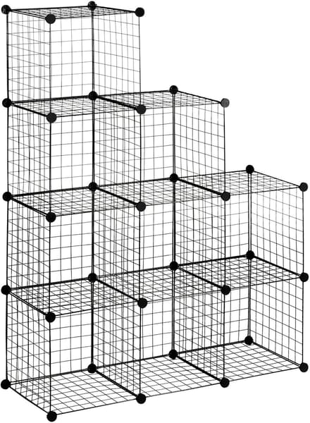 HOMCOM - Plug-in rekken - Duurzaam en robuust - Modulaire structuur