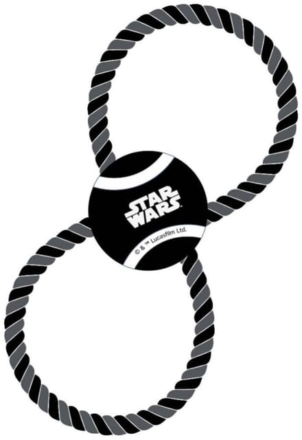 Star Wars tennisbal en touw hondenspeelgoed