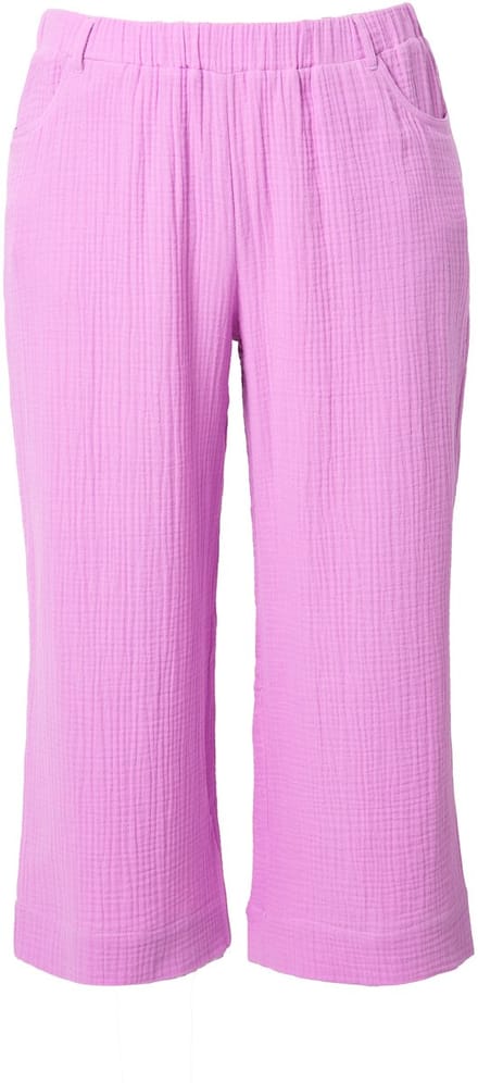 Laurasøn - Dames - Broek wijde pijpen 3/4 - Amethist - Maat 44