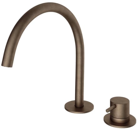 Hotbath Cobber CB023 wastafelkraan 2-gats verouderd messing