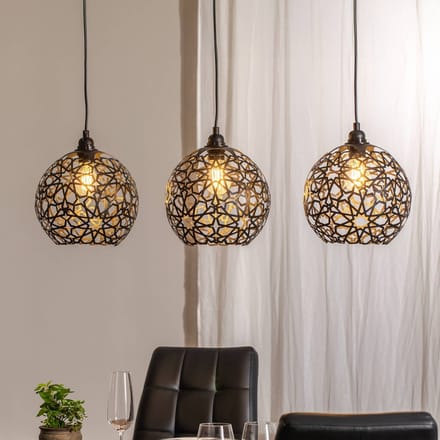 Opviq Hanglamp Fellini MR-786 3-lamps lineair zwart