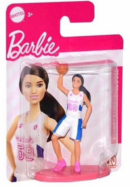 Mattel Barbie Basketbal Mini-figuren Sport 8x11,5cm