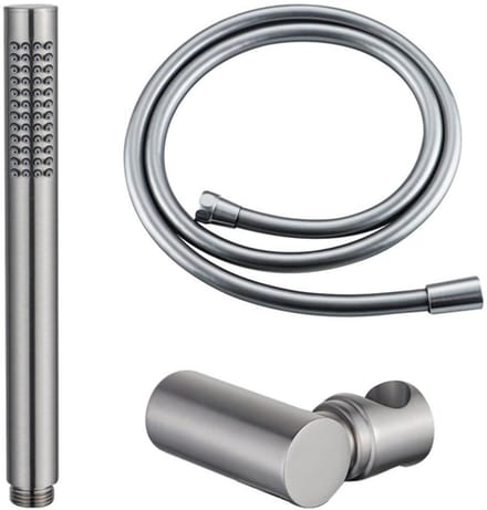 FugaFlow Eccelente Sobrado Badkamer handdoucheset incl staafhanddouche - houder - slang glad RVS PVD