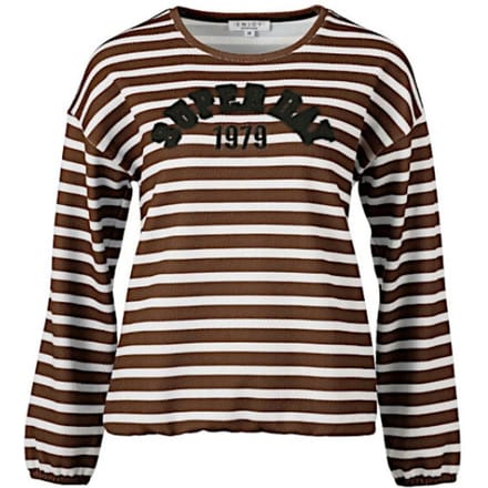 Enjoy Sweater 183127 donker bruin