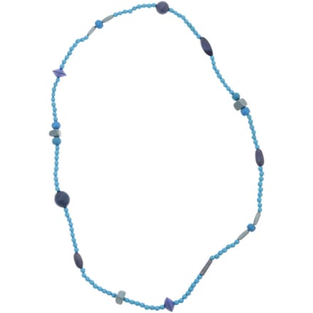 Behave – Lange ketting blauwgrijs – Boho accessoire – Vintage look