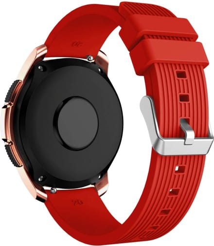 KELERINO. - Siliconen bandje geschikt voor Samsung Galaxy Active / 42 MM - Rood