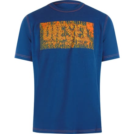 Diesel Block Logos Ensign Blue T-shirt