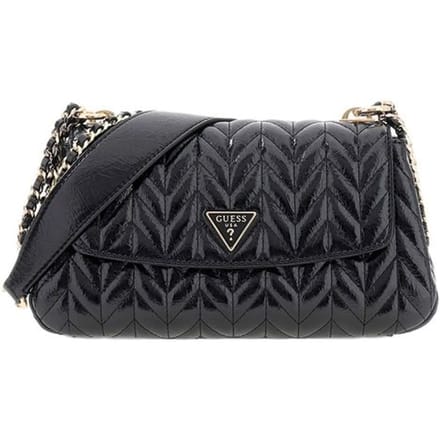 GUESS schoudertas Cheryl Convertible Xbody Flap Black zwart