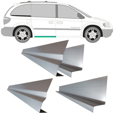 Schuifdeur dorpel reparatiepanel voor Chrysler Voyager 2000-2008