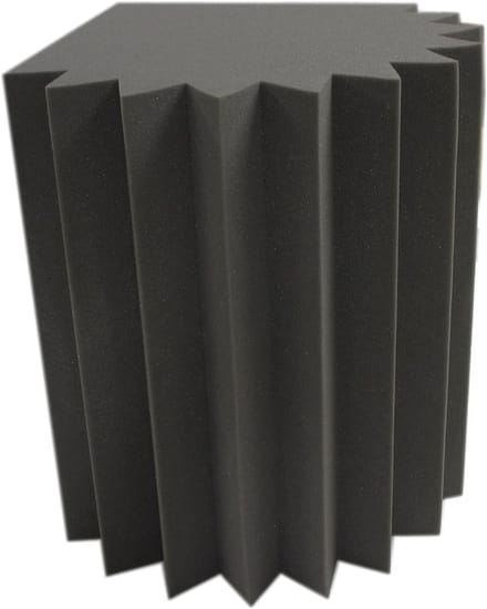 Bas-trap Absorberend Element - Randabsorber Diepteabsorber - Ruimteakoestiek Optimaliseren - Piramideprofiel Schuim
