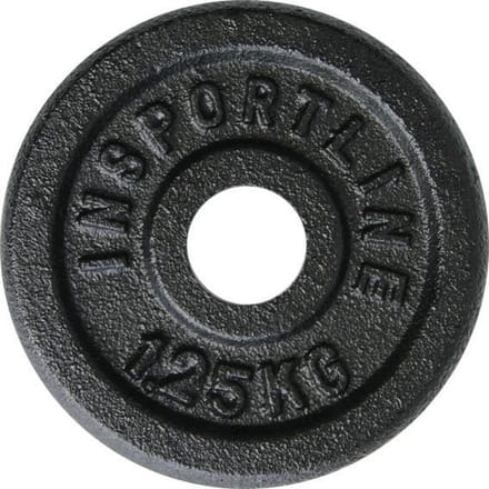 InSportline Halterschijf - Staal - 1,25 kg - Ø 30 mm