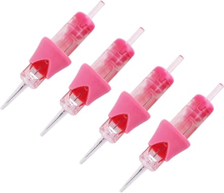 Pink Viper Clear Long Tip, Finger Ledge VG0.20/1RLLT – Precision PMU Cartridge