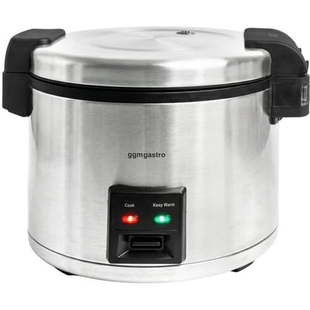 GGM Gastro Professionele rijstkoker - 8Liter - 1,95kW zwart