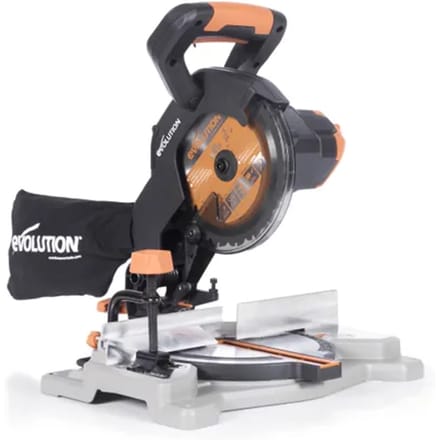 EVOLUTION - VERSTEKZAAG R185CMS + ACCU + RAPID CHARGER - DIA 185 MM - 18V - 4Ah - 65G