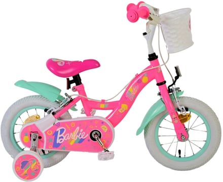 Barbie Kinderfiets - Meisjes - 12 inch - Roze - Twee Handremmen