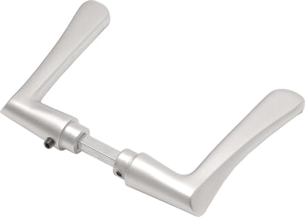 Wovar Deurklink vlindermodel Aluminium | Per set | Deurkruk