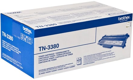 Brother TN-3380 - Tonercartridge / Zwart / Hoge Capaciteit