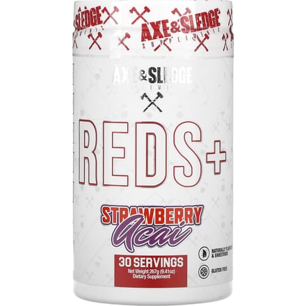 Ax & Sledge Supplementen, Reds+, Aardbei Acai, 9.41 oz (267 g)