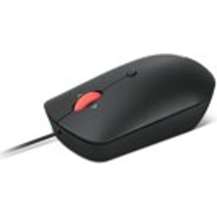 Lenovo ThinkPad Compact Muis Kabelgebonden Optisch Zwart 4 Toetsen 800 dpi, 1600 dpi, 2400 dpi