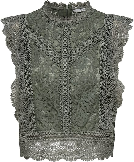 ONLY ONLKARO S/L LACE TOP NOOS WVN Dames Top - Maat XS