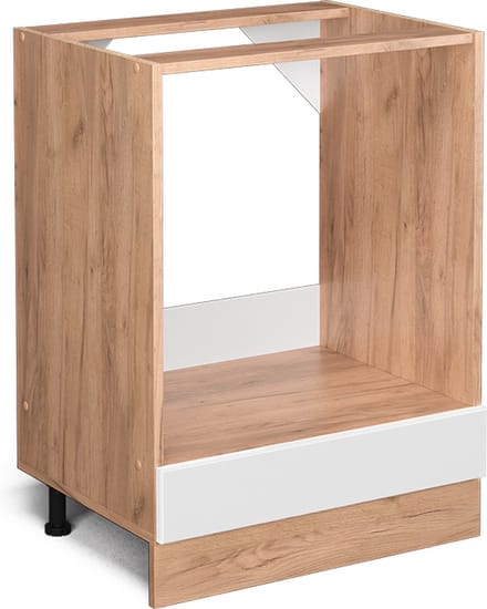Vicco R-Line Ovenombouwkast – 60 cm zonder werkblad Wit Hoogglans