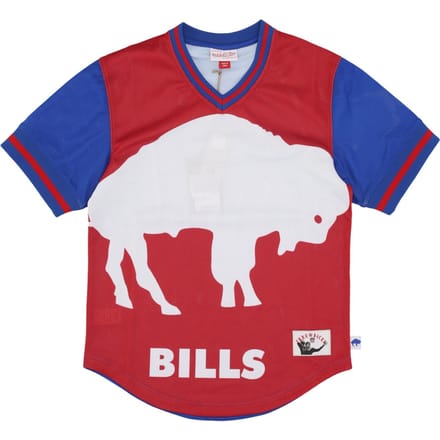 NFL Jumbotron 3.0 Mesh herenjersey met V-hals Bufbil Multi/wit