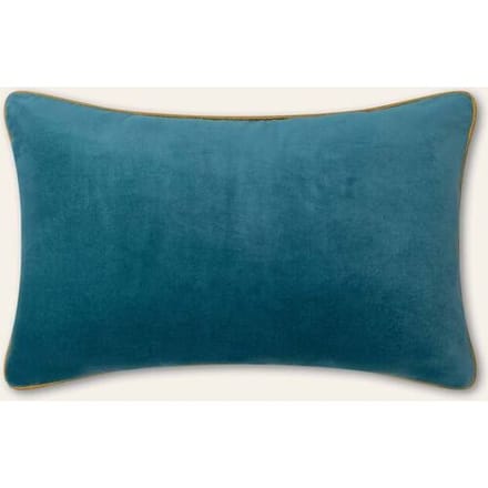 Oilily Kussenhoes Velvet 60*40- maatOne size Deep Teal