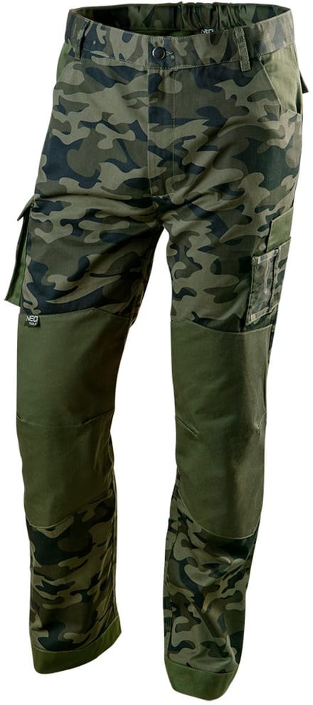 NEO CAMO Serie - Werkbroek - XXL - Kniekussens - Elastische Taille