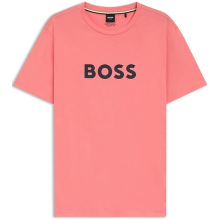 Boss Heren Hbw Logo T-Shirt (Helder Roze)