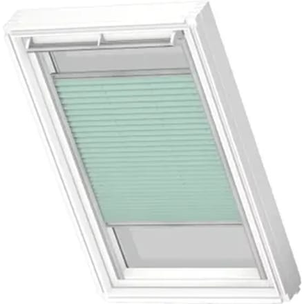 Velux Manueel Lichtdoorlatend Plisségordijn Fhl Mk10 1281s Muntgroen