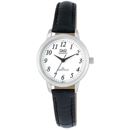 mooi duidelijk Q&Q dames horloge met witte wijzerplaat C155J314Y