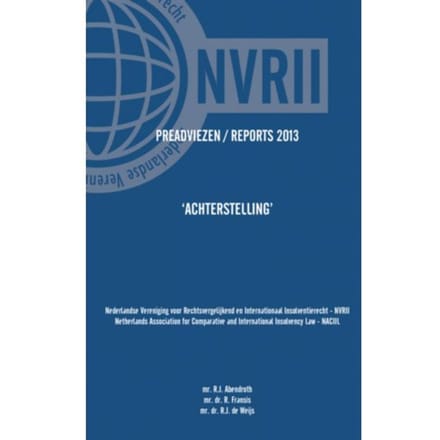 Preadviezen _ Reports 2013 Nvrii - Naciil - NVRII NACIIL