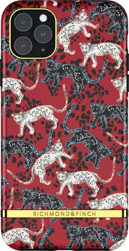 Richmond & Finch Samba Red Leopard luipaarden hoesje voor iPhone 11 Pro Max - rood