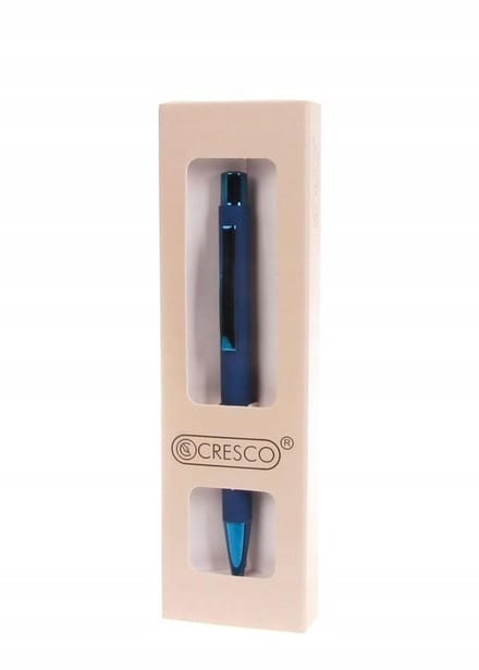 Cresco City Blauwe Pen in Cadeau Etui
