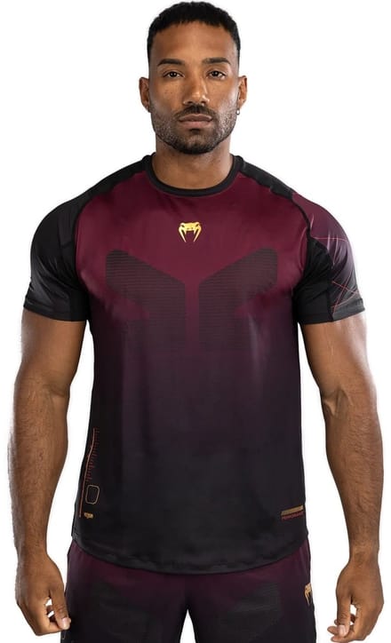Venum Tactical XT Dry Tech Trainingsshirt Zwart Bordeaux Goud - XL