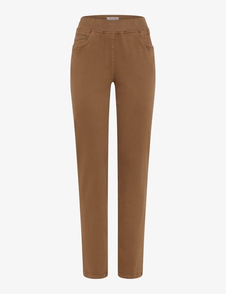 Raphaela by Brax Dames Jeans  Style PAMINA OLIO, denim lichtbruin, maat 48