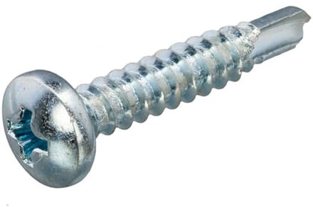Zelfborende Plaatschroeven - Phillips 2 Bolkop - 4,8 x 16mm - Voldraad - Verzinkt (200 stuks)