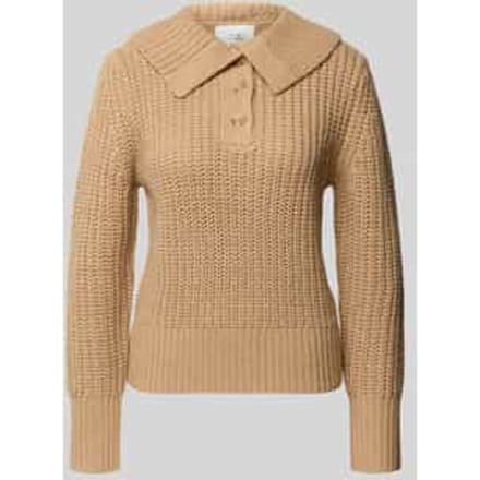 Gebreide pullover met ribboorden, model 'Proyer'