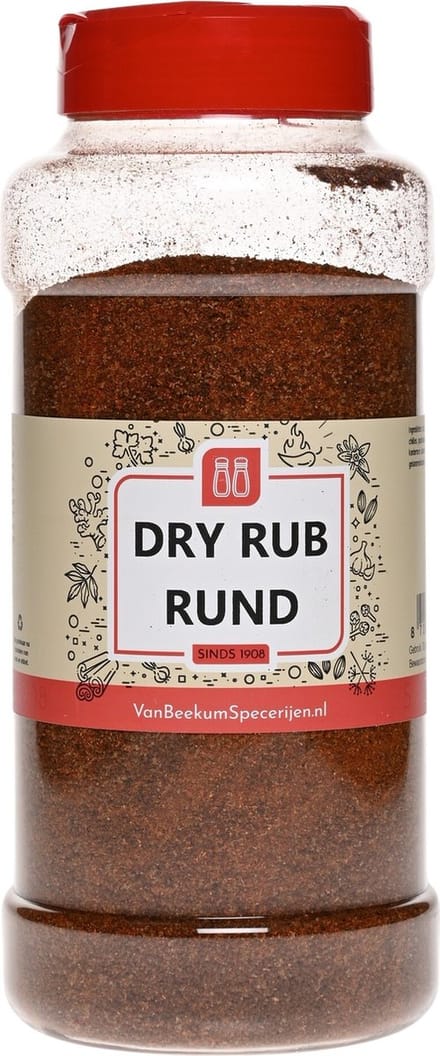 Van Beekum Specerijen - Dry Rub Rund - Strooibus 750 Gram